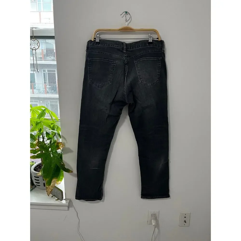 Banana Republic Men's Slim Fit Gray Jeans Size 35